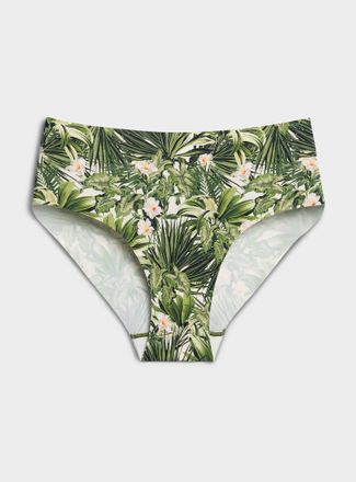 Miiyu Womens Stretch Laser-cut bikini panty Recycled nylon