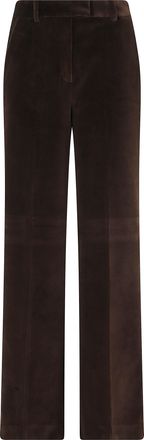Circolo 1901 Straight Leg Velvet Pants with Smooth Texture