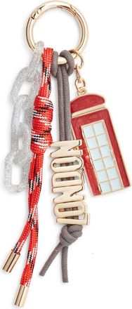 Chelsea28 London Travel Bag Charm in Red Multi- Gold at Nordstrom