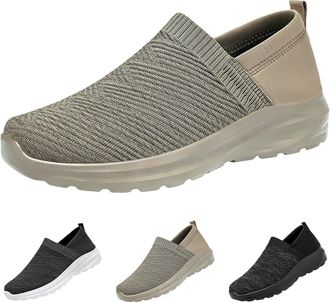 Generic Mens Indoor Shoes, Slip-On Trainers, Breathable Jogging Shoes, Gym Fitness Shoes, Without Laces, Lightweight Summer Shoes, Non-Slip Slip-On Shoes, Spo