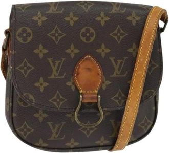 Louis Vuitton Pre-owned Cross Body Bags, female, Brown, Size: ONE SIZE Pre-owned Canvas Cross Body Bag