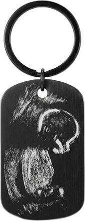 Generic Personalised Baby Scan Keyring - Custom Engraved Ultrasound Photo Tag - Pregnancy Announcement Gift for Mummy, Daddy or Grandparents To Be. Add Own Me