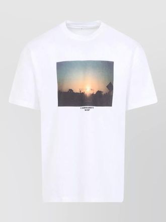 Carhartt Work in Progress cotton graphic-print crewneck t-shirt