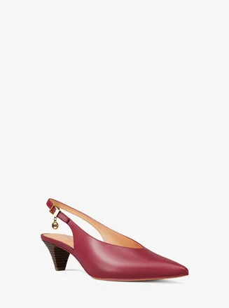 Michael Kors Tonya Leather Slingback Pump