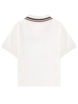 Vivienne Westwood Striped Collar Polo Shirt - White