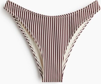 H&M Cheeky Bikinihose - Brown