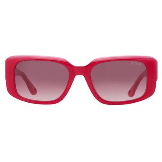 Guess Bordeaux Gradient Rectangular Ladies Sunglasses GU7891 72T 53