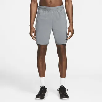 Nike Mens Nike Pro Dri-FIT Flex Vent Max 8 Training Shorts in Grey | DM5950-084