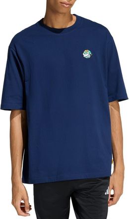 adidas Animal Pop Patch T-Shirt in Night Indigo at Nordstrom Rack, Size Xx-Large