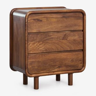 Sklum C&oacute;moda De 3 Cajones En Madera De Mango Gina Sklum