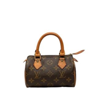 Louis Vuitton Pre-owned Mini Speedy - Dames - Pre-owned - Bruin - Maat: ONE Size Leer