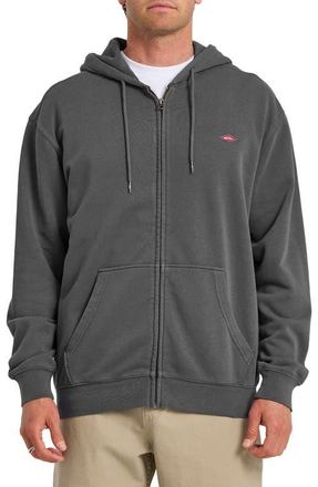 Quiksilver Saltwater Oversize Zip Hoodie in Iron Gate at Nordstrom, Size Xx-Large