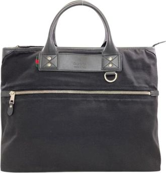 Gucci Pre-owned Tote Bags, female, Black, Size: ONE SIZE Pre-owned Boston bag