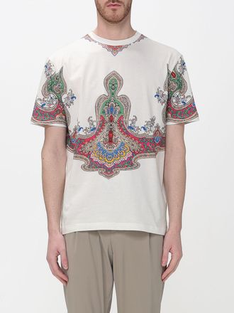 Etro T-Shirt Men color Yellow Cream