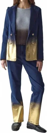 Shaft Sophie Denim Pant In Blue
