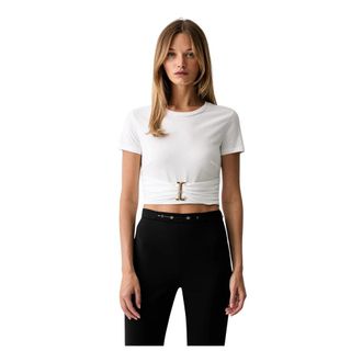 Elisabetta Franchi Dames, Tops, Wit, Maat: XS Jersey