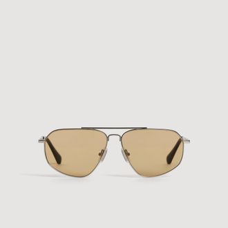 Sandro Metal aviator sunglasses