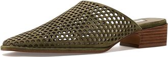 Steve Madden Dessa Womens Shoes Olive Suede Perforated : 6.5 M