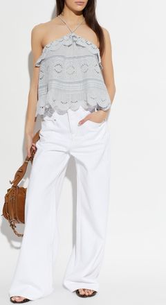 Isabel Marant Top Prisha, Womens, Light Blue