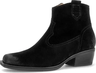 Gabor Skye Leather Bootie in Black at Nordstrom, Size 3.5
