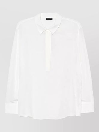 Emporio Armani silk long-sleeve shirt