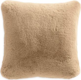 Sunday Citizen Faux Fur Accent Pillow in Tan at Nordstrom