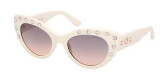 Guess GU00163 21B Womens Sunglasses White Size 54