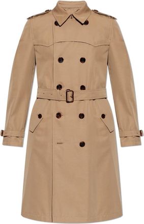 Burberry Foxfield Trenchcoat - Heren - Trenchcoats - Bruin - XL - Katoen - Jassen
