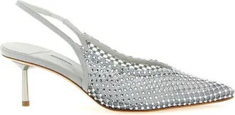 Le Silla Grey Slingback Heels