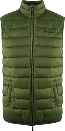 Aquascutum Heren London Logo Gilet (Legergroen)