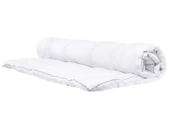 Beliani Cubrecolch&oacute;n de blanco 200x160cm