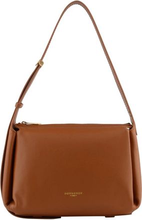 Pourchet S&eacute;vign&eacute; Medium Crossbody Tas - Dames - Schoudertassen - Bruin - ONE Size - Leer - Tassen