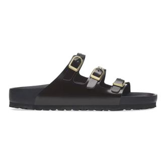 Birkenstock Sliders, female, Black, Size: 8 US Florida Narrow Fit