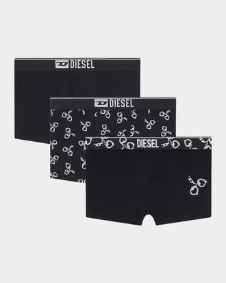 Diesel Men & apos;s Damien 3-Pack Boxer Shorts Gift Set