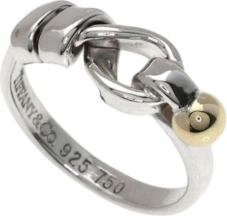 Tiffany & Co. Yellow Gold (18K) Silver Band Ring (Pre-Owned)