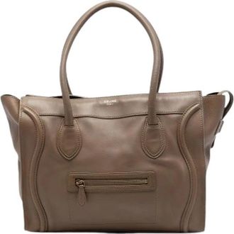 Celine Pre-owned Vintage Tote Bag - Dames - Vintage Shopper - Bruin - ONE Size - Leer - Vintage