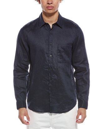 Theory Irving Relaxed Linen Shirt