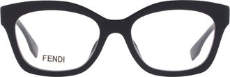 Fendi Demo Cat Eye Ladies Eyeglasses FE50039I 001 52