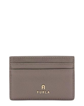 Furla Camelia Leather Card Case