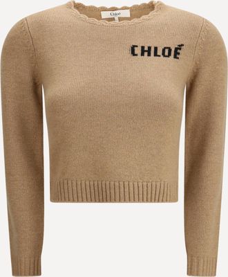 Chlo&eacute; Maglione logo Woman M