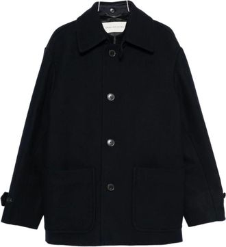 Dries Van Noten Heren, Mantels, Blauw, Maat: XL