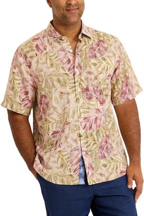 Tommy Bahama Sand Linen-Blend Villa Shirt