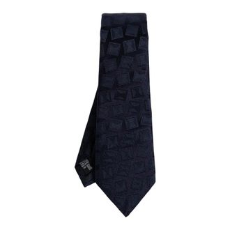 Giorgio Armani Heren, Accessoires, Blauw, Maat: ONE Size Zijde