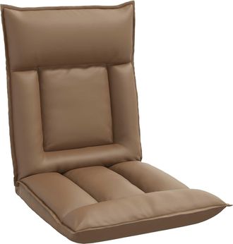 vidaXL Sill&oacute;n Ajustable Capuchino Cuero Sint&eacute;tico Vidaxl