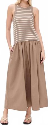 Velvet Romina Tank Dress In Sesame