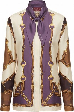 Gucci Golden Equestrian Shirt