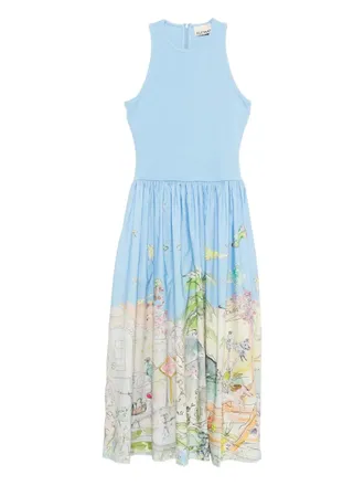 Alemais Anouk Tank midi dress - Blue