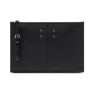Maison Margiela Heren, Tassen, Zwart, Maat: ONE Size Leer