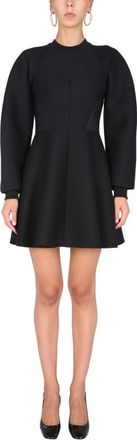 Dolce & Gabbana Black Crew Neck Mini Dress