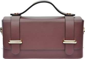 Isabella Rhea Bourgondi&euml; Rundleer Tas